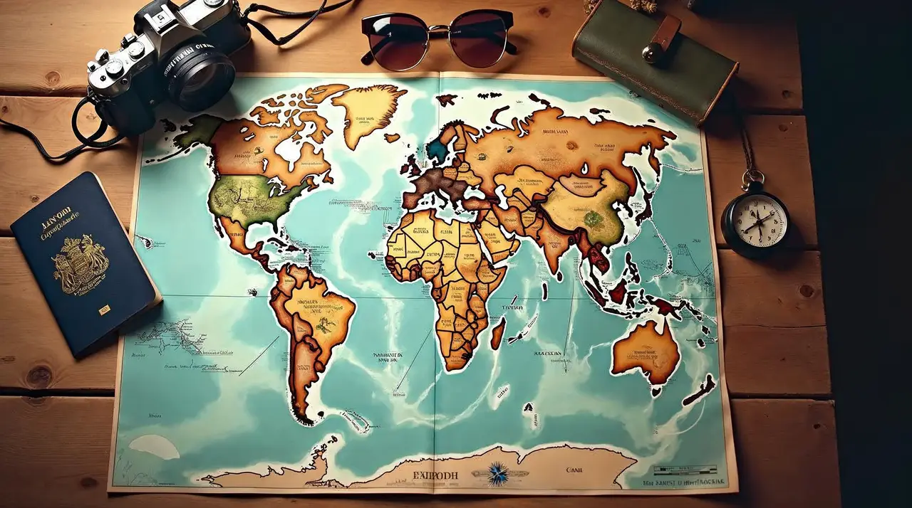 Traveler planning a custom itinerary